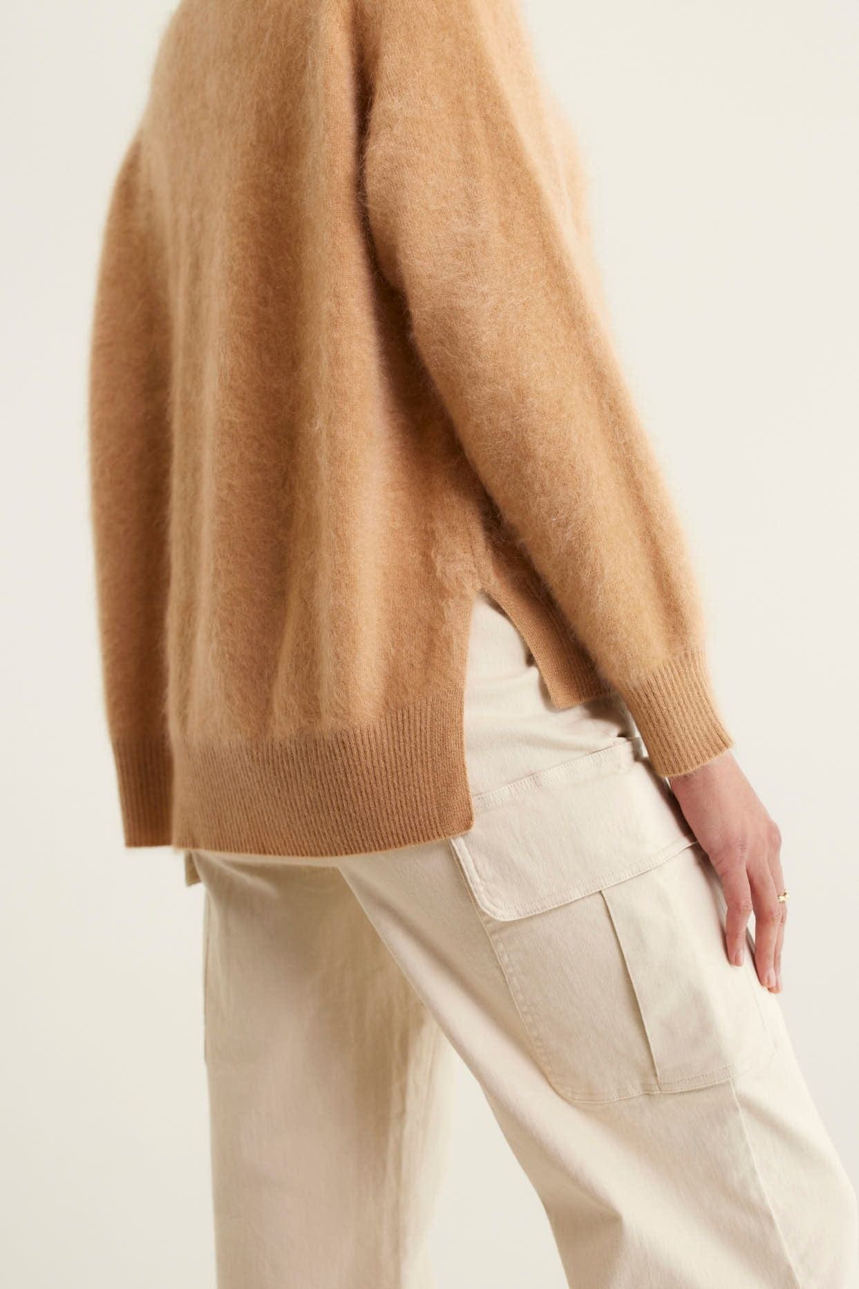 Alessandra The Label Fashion PREORDER - Alessandra The Label - Rose Polo - Tan