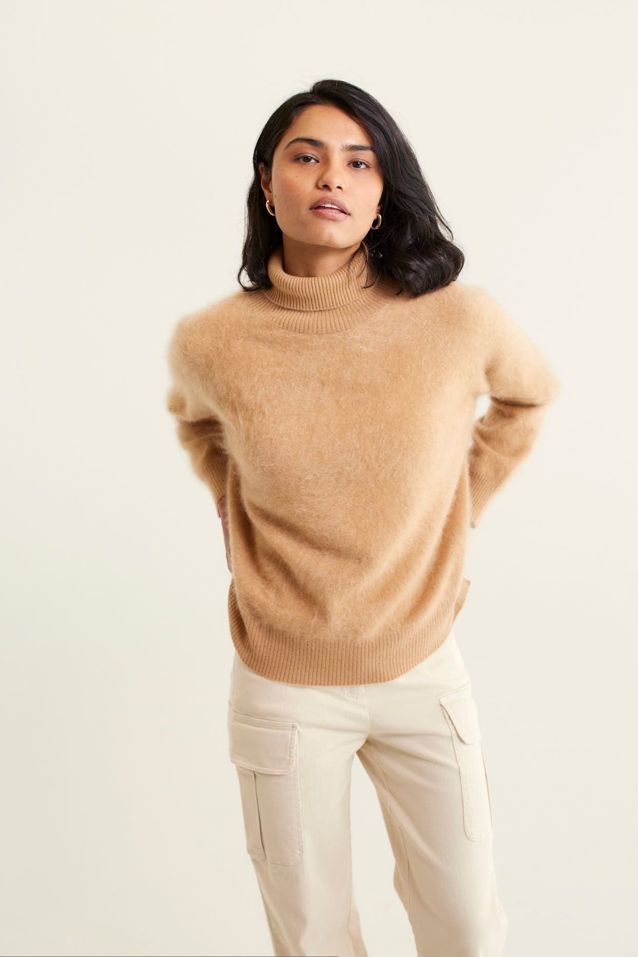 Alessandra The Label Fashion PREORDER - Alessandra The Label - Rose Polo - Tan