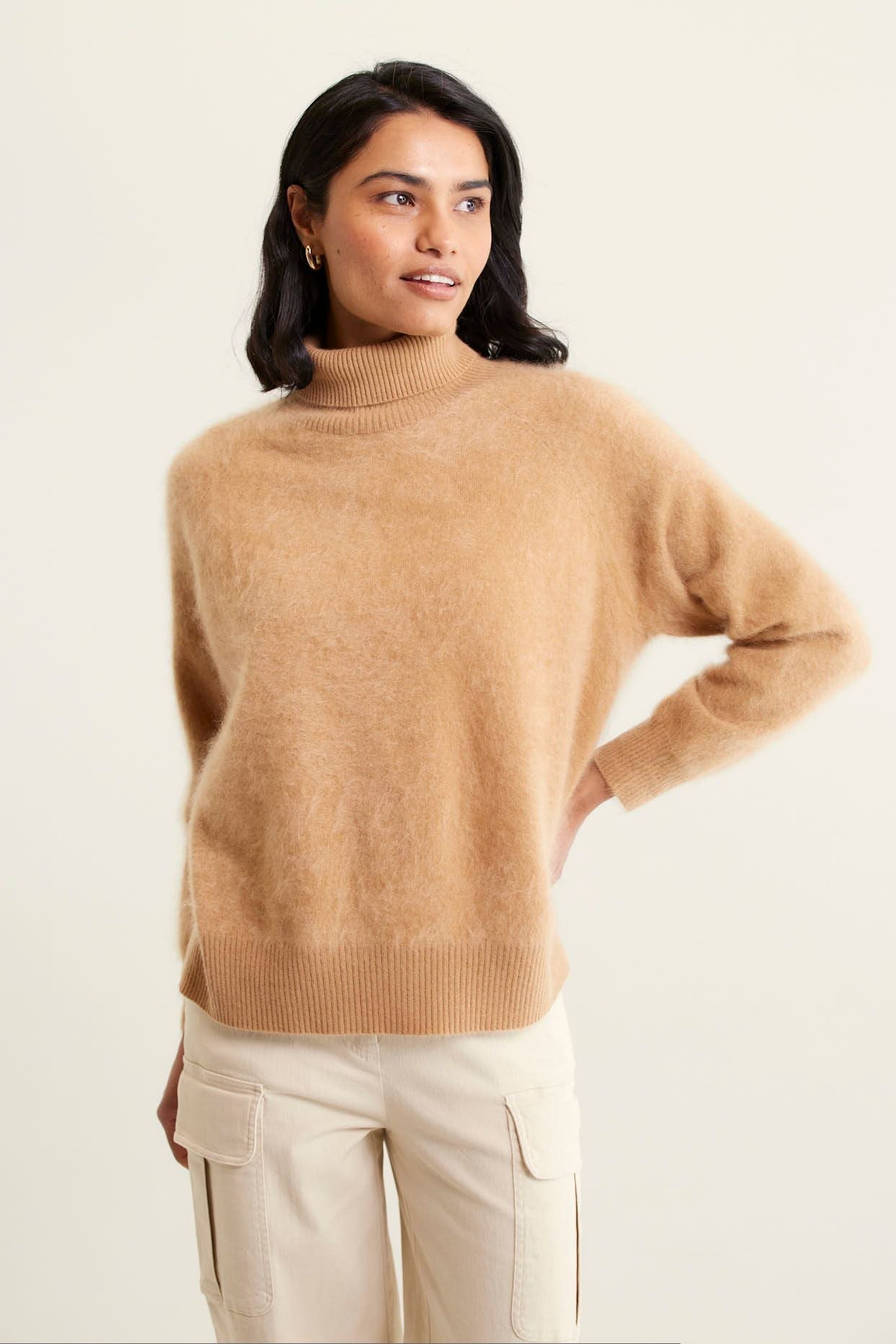 Alessandra The Label Fashion PREORDER - Alessandra The Label - Rose Polo - Tan