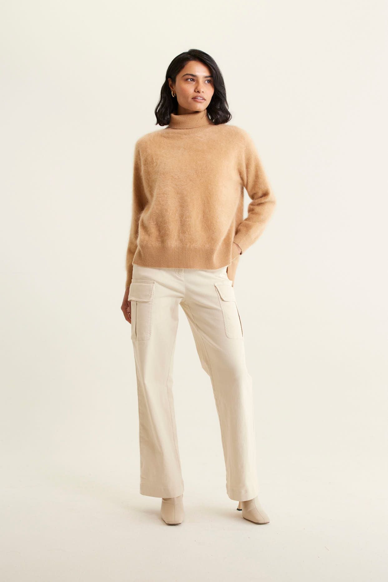 Alessandra The Label Fashion PREORDER - Alessandra The Label - Rose Polo - Tan