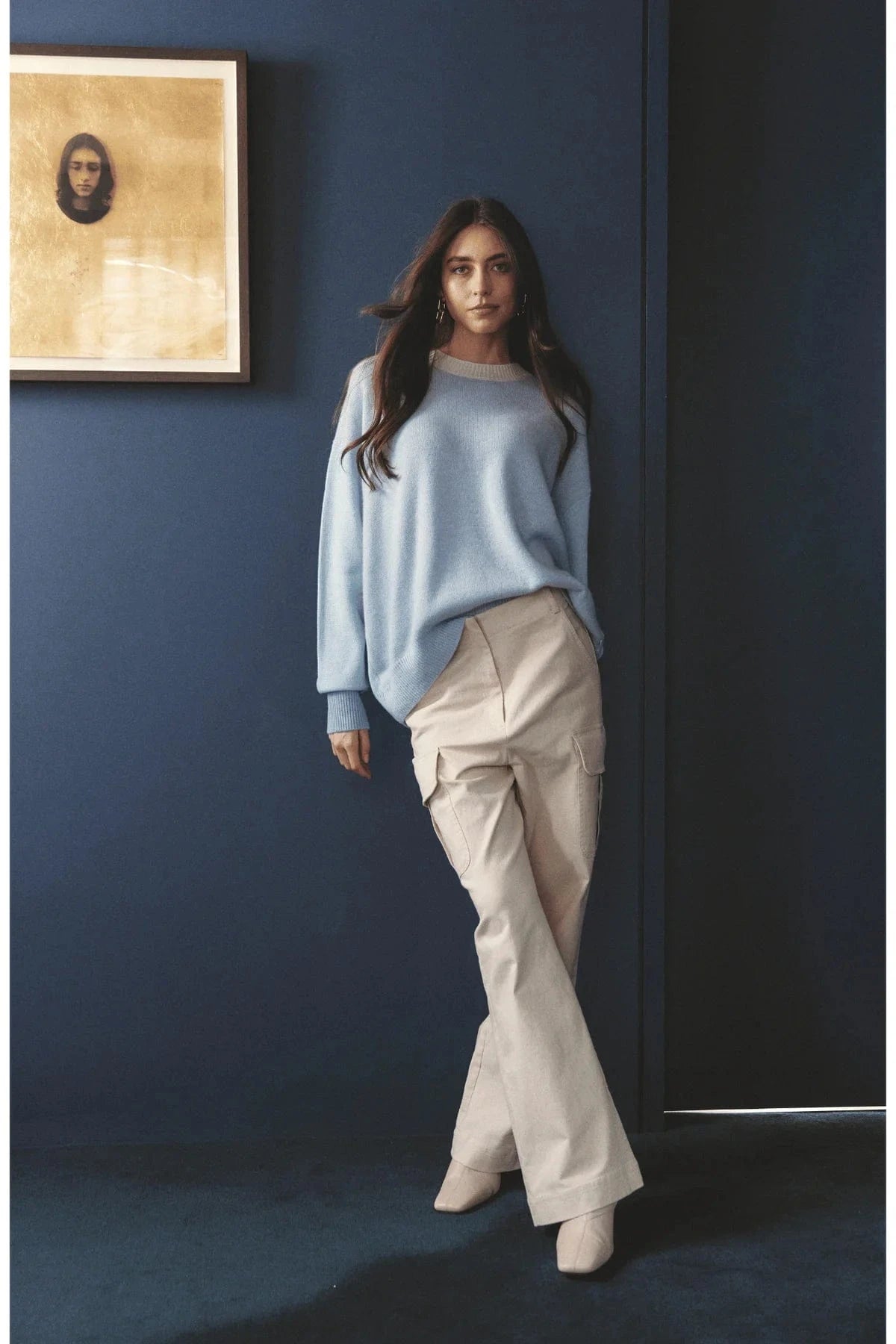 Buy Alessandra The Label - Hudson Sweater - Arctic by Alessandra The Label - at Hamish + Grace