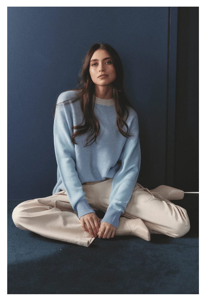 Buy Alessandra The Label - Hudson Sweater - Arctic by Alessandra The Label - at Hamish + Grace