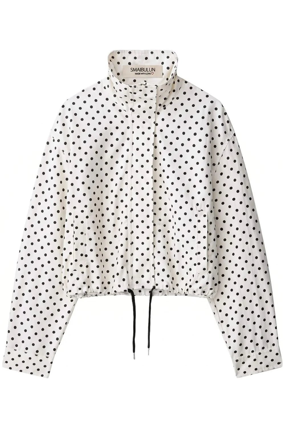 Buy Ani Polka Spray Jacket - White by Smaibulin - at Hamish + Grace