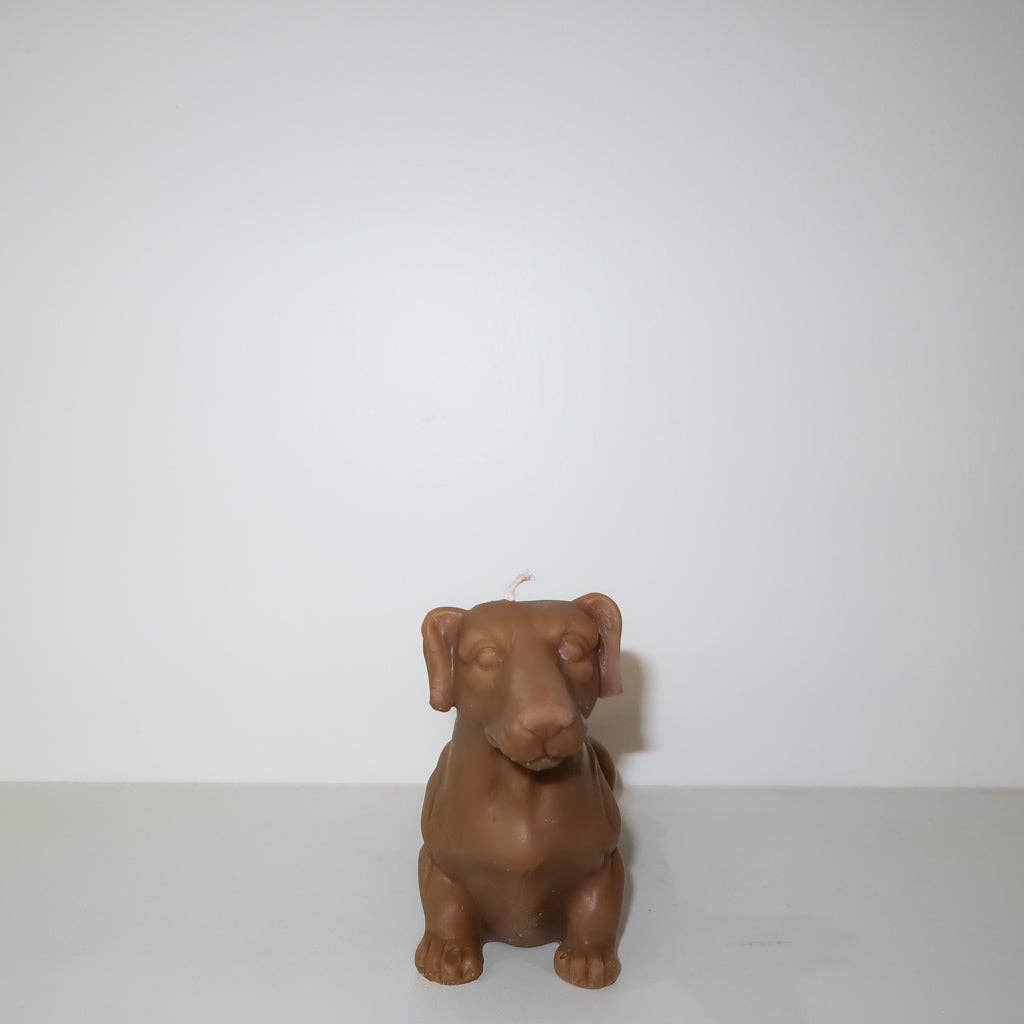 Buy Australian Made Beeswax Blend | Dachshund candle by Love Ally - at Hamish + Grace