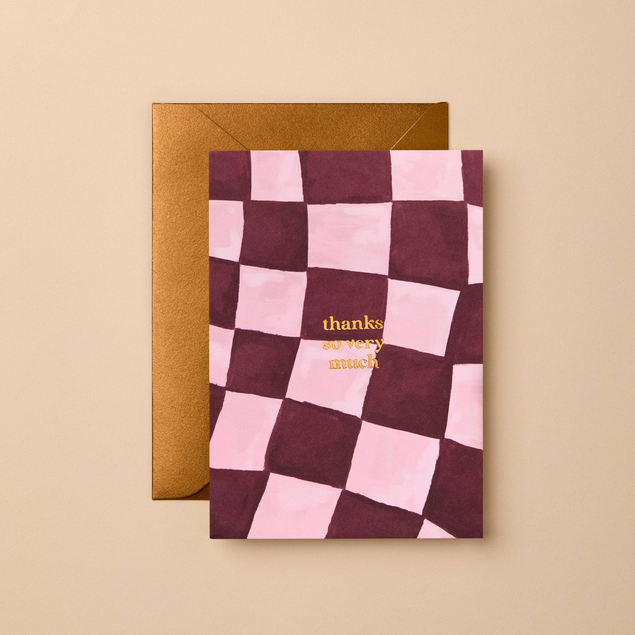 Buy Australian Made Card | Thanks So Very Much | Signature Foil Collection by Gabrielle & Celine Greeting Cards Australia - at Hamish + Grace