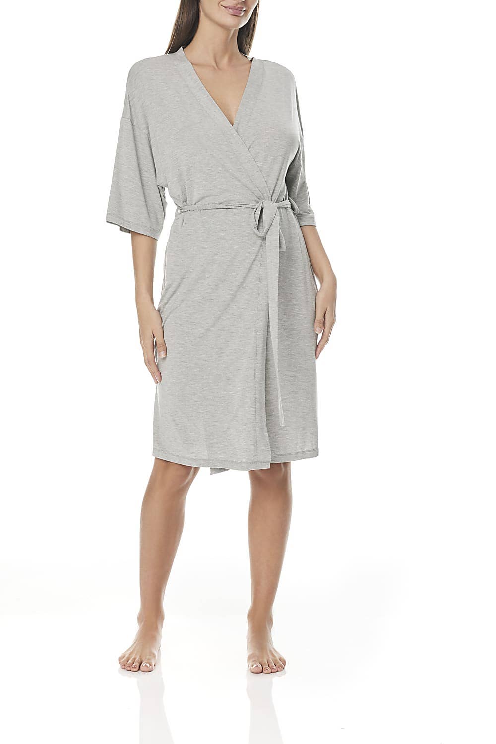 Buy Bamboo Robe - Tavia Grey: S by Gingerlilly - at Hamish + Grace