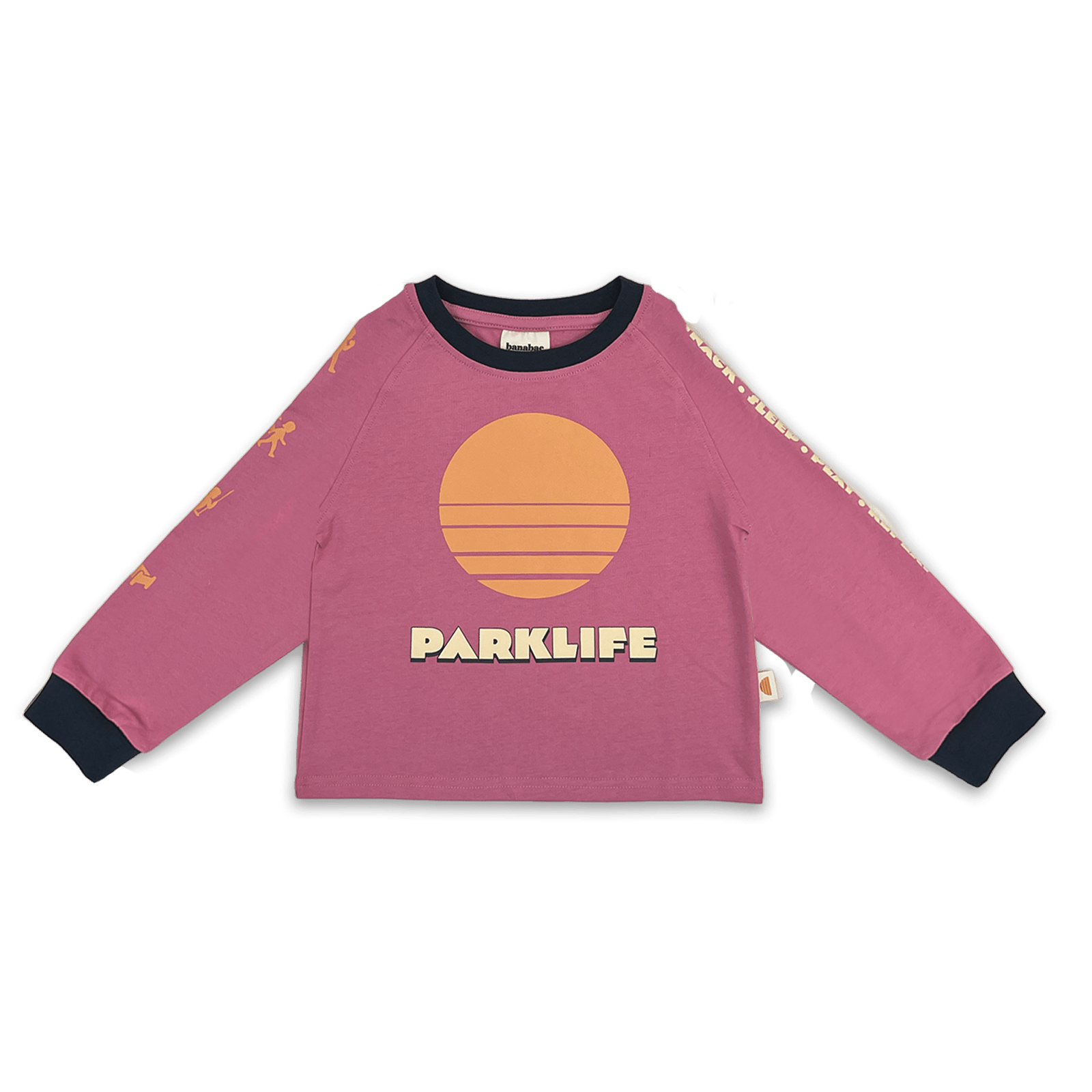 Buy Banabae - Parklife Kids Long Sleeve Tee - Peony by Banabae - at Hamish + Grace