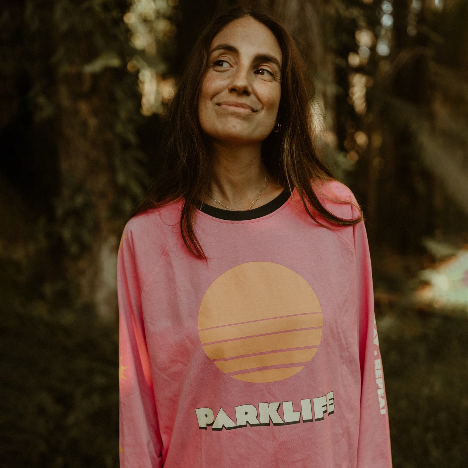 Buy Banabae - Parklife Ladies Long Sleeve Tee - Peony | Match With Mum by Banabae - at Hamish + Grace