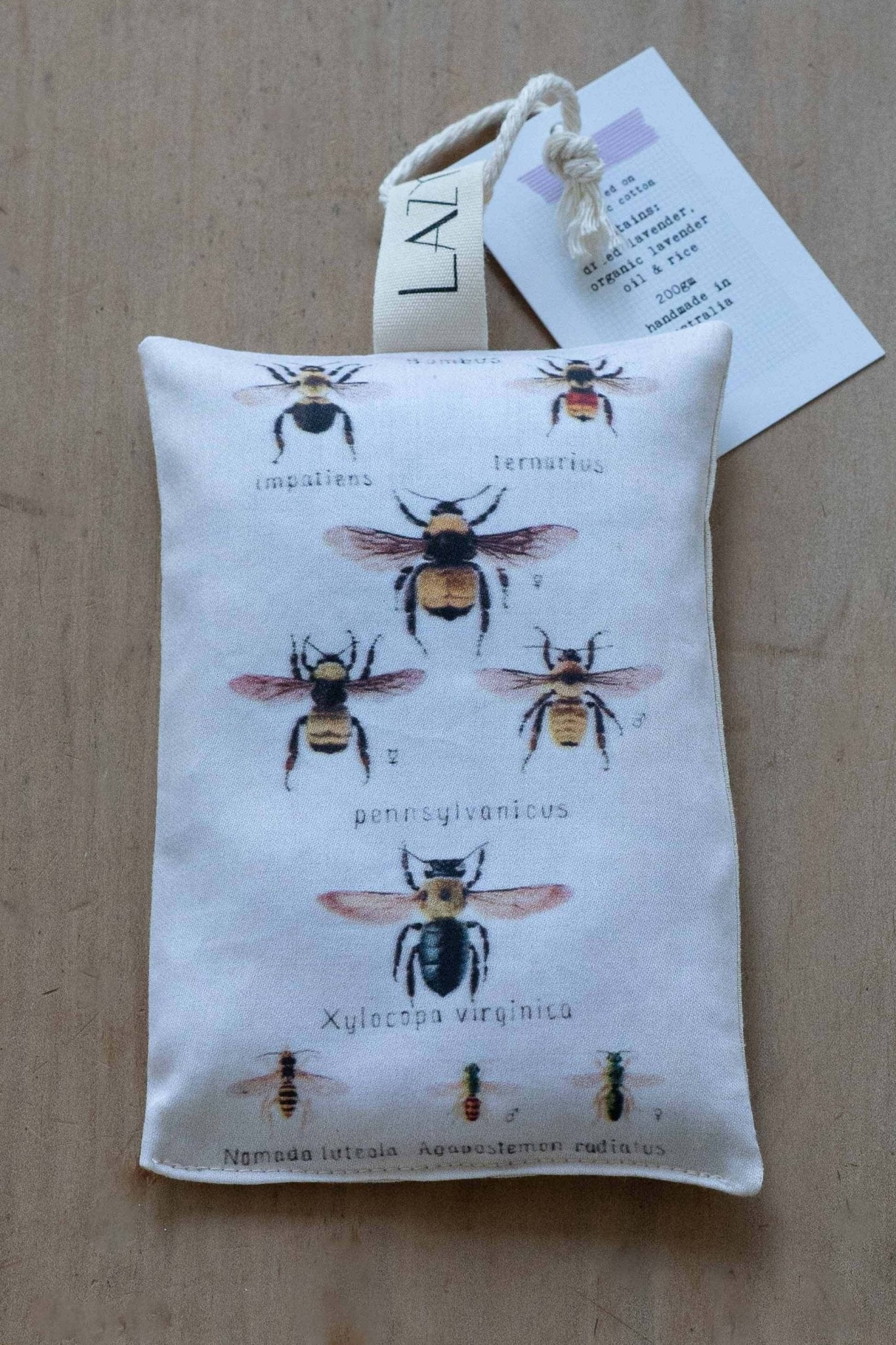 Buy Bee 1 - Lavender Scented Sachet by Lazybones - at Hamish & Grace