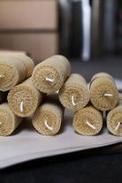 Bee native products Homewares Beeswax rolled candle - 12cm tall