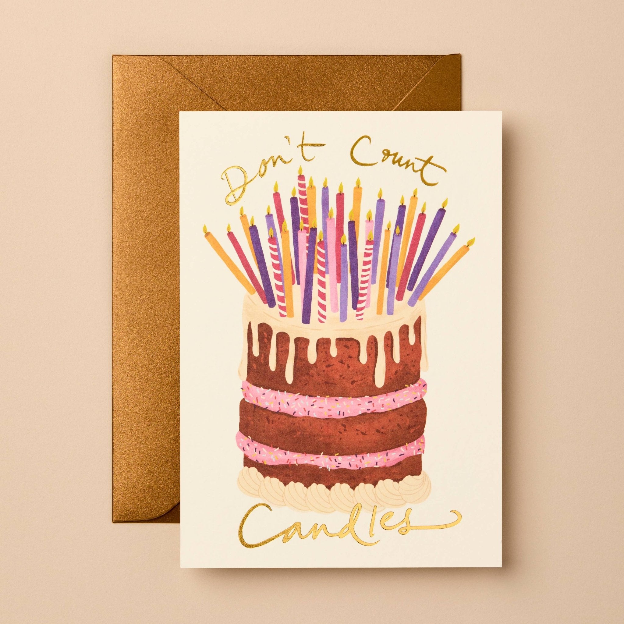 Buy Birthday Card | Signature Foil Greeting Card by Gabrielle & Celine Greeting Cards Australia - at Hamish + Grace