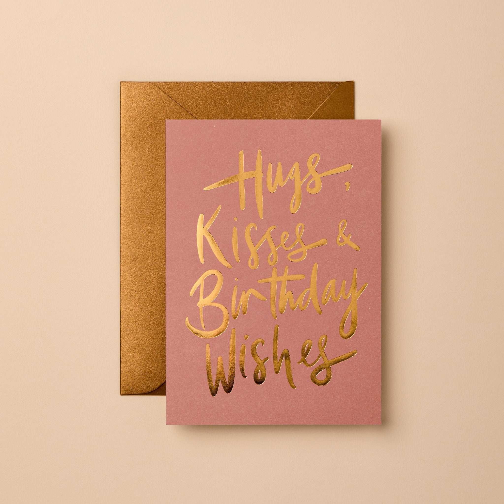 Buy Birthday Card | Signature Gold Foil Greeting Card by Gabrielle & Celine Greeting Cards Australia - at Hamish + Grace