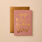 Buy Birthday Card | Signature Gold Foil Greeting Card by Gabrielle & Celine Greeting Cards Australia - at Hamish + Grace