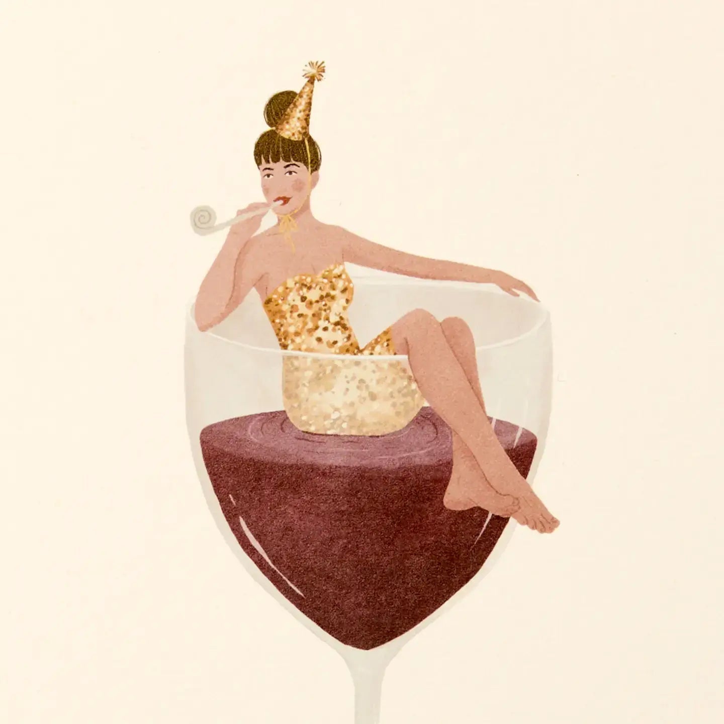Buy Birthday Foil Greeting Card | Eco-Friendly, Illustrated by Gabrielle & Celine Greeting Cards Australia - at Hamish + Grace