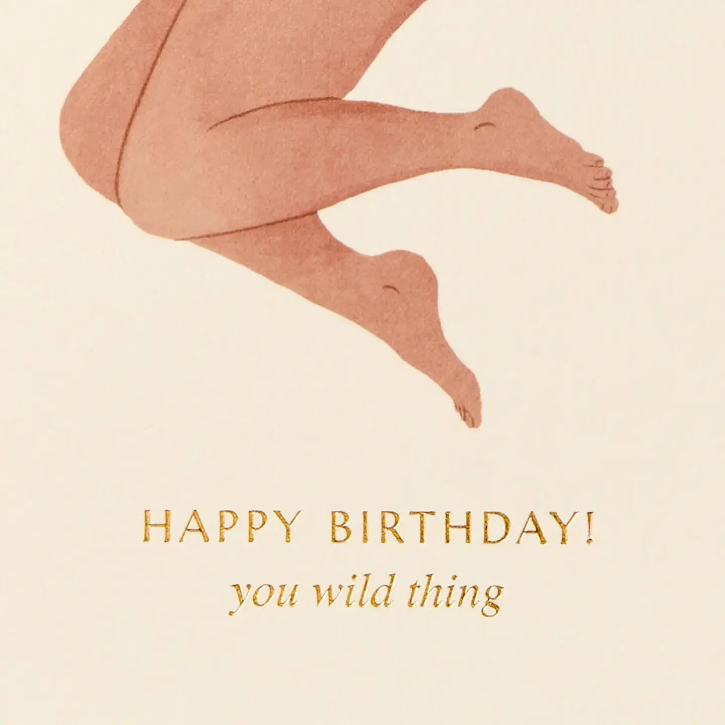 Buy Birthday Foil Greeting Card | Happy Birthday | You Wild Thing | Eco - Friendly, Illustrated by Gabrielle & Celine Greeting Cards Australia - at Hamish + Grace