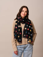 Buy Black Romance Scarf by Tiger Tree - at Hamish & Grace