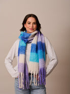 Buy Blues Saint Martin Scarf by Tiger Tree - at Hamish & Grace