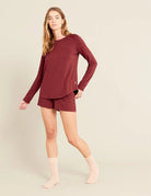 Boody Fashion Boody - Goodnight Raglan Sleep Top Ruby