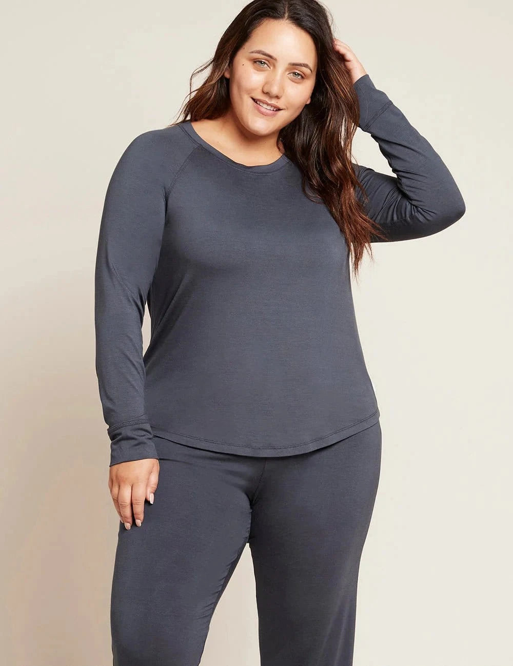 Boody Fashion Boody - Goodnight Raglan Sleep Top Storm