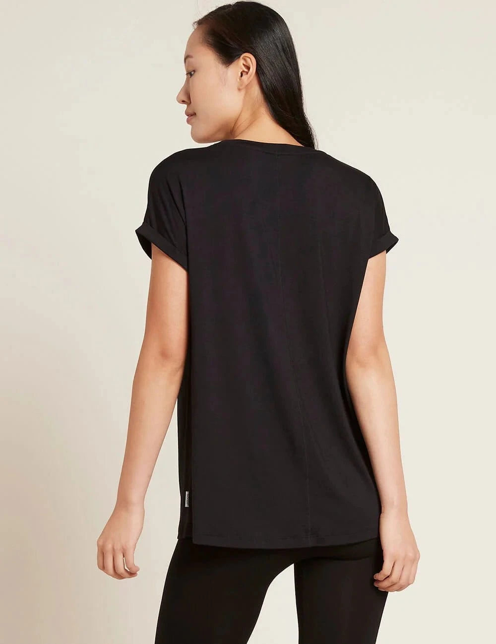 Boody Fashion Boody - Womens Downtime Lounge Top Black