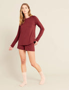 Buy Boody - Goodnight Raglan Sleep Top Ruby by Boody - at Hamish & Grace