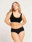 Buy Boody - Midi Brief Underwear Black by Boody - at Hamish & Grace