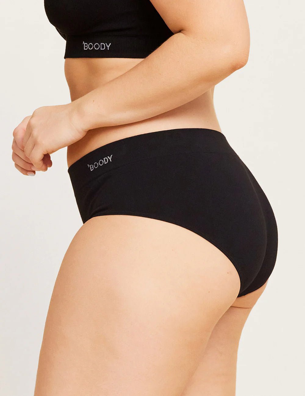 Buy Boody - Midi Brief Underwear Black by Boody - at Hamish & Grace