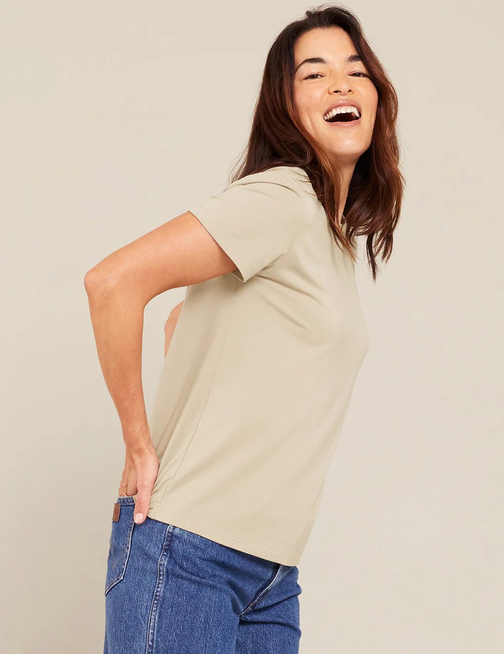 Buy Boody - Women's Classic Crew Neck T-Shirt by Boody - at Hamish & Grace