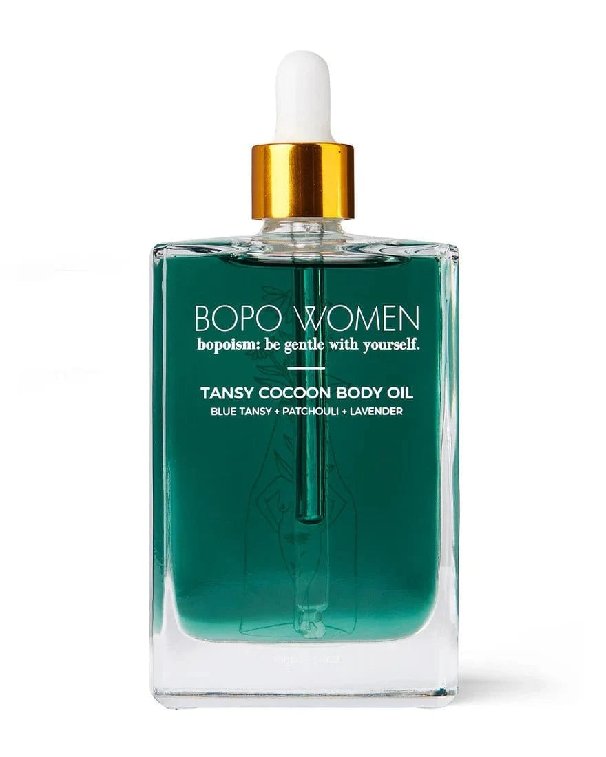 Bopo Women Bath + Body Bopo Women - Tansy Cocoon Body Oil, (Limited Edition, Blue Shimmer)