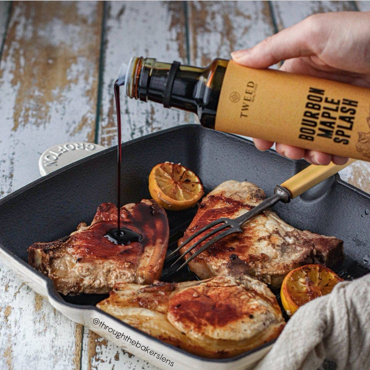 Buy Bourbon Maple Splash Balsamic Vinegar by Tweed Real Food - at Hamish + Grace