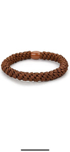 Buy Braided Hair Tie - Chocolate by Hamish + Grace - at Hamish + Grace