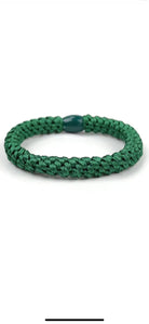 Buy Braided Hair Tie - Green by Hamish + Grace - at Hamish + Grace