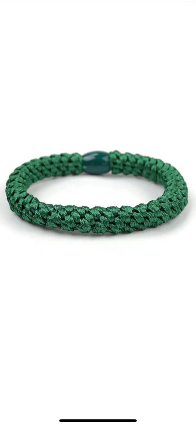 Buy Braided Hair Tie - Green by Hamish + Grace - at Hamish + Grace