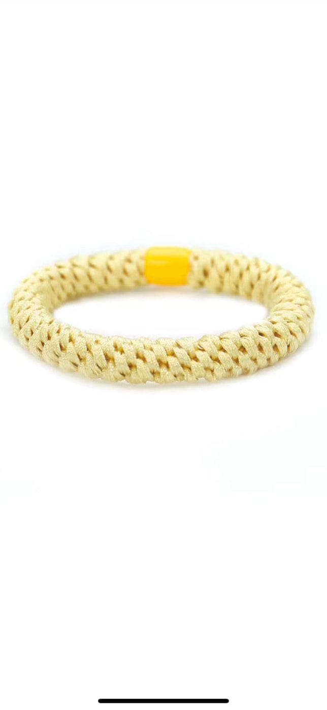 Buy Braided Hair Tie - Limoncello Yellow by Hamish + Grace - at Hamish + Grace
