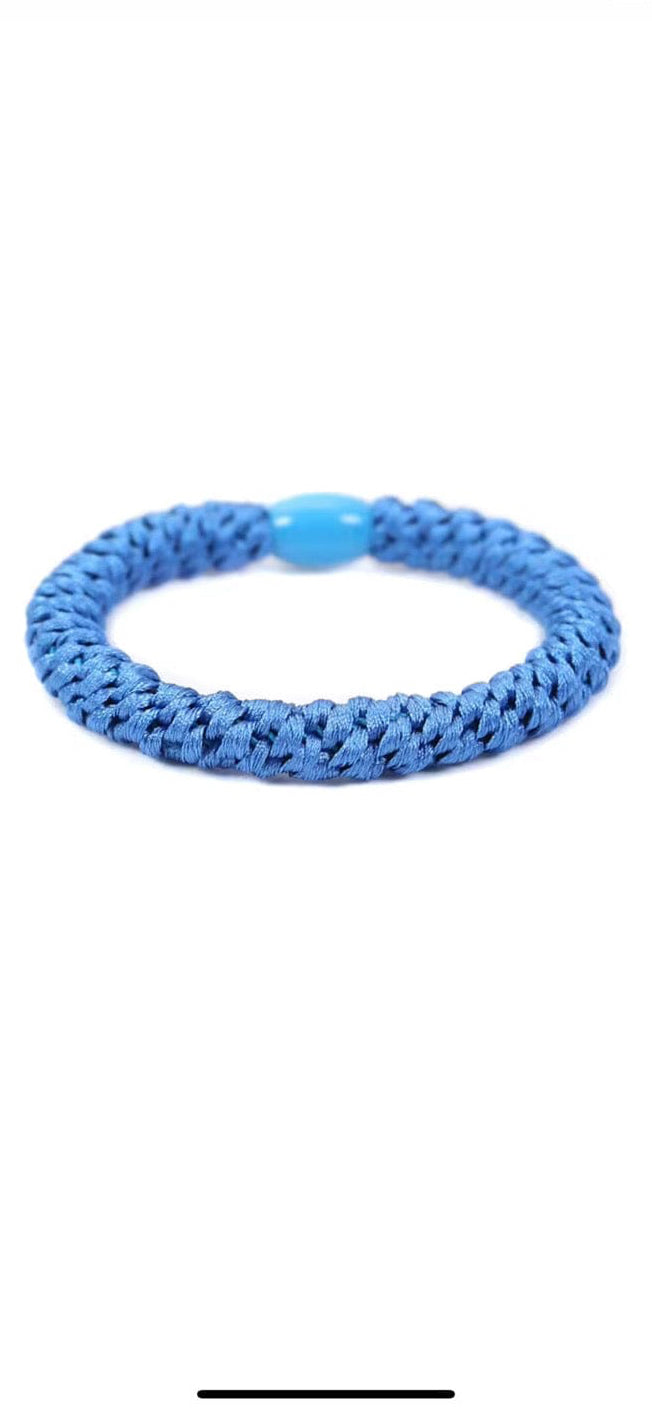 Buy Braided Hair Tie - Marine Blue by Hamish + Grace - at Hamish + Grace