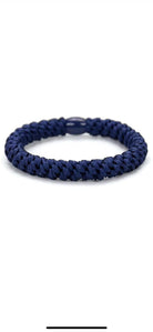Buy Braided Hair Tie - Navy by Hamish + Grace - at Hamish + Grace