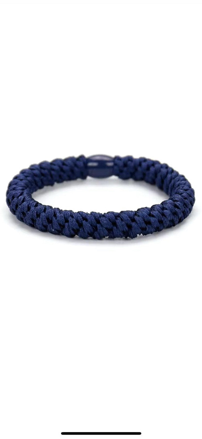 Buy Braided Hair Tie - Navy by Hamish + Grace - at Hamish + Grace