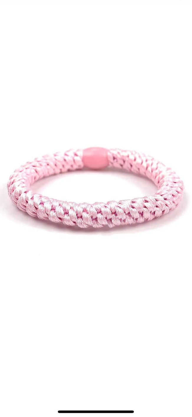 Buy Braided Hair Tie - Pink by Hamish + Grace - at Hamish + Grace