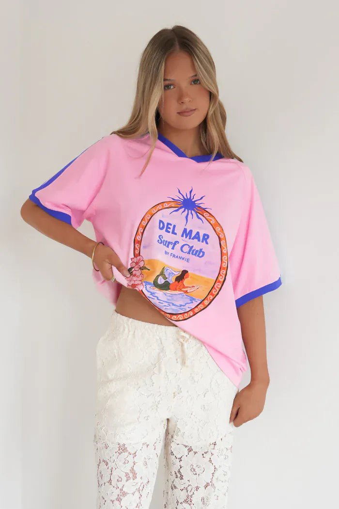 Buy By Frankie - Del Mar Tee Pink by By Frankie - at Hamish + Grace