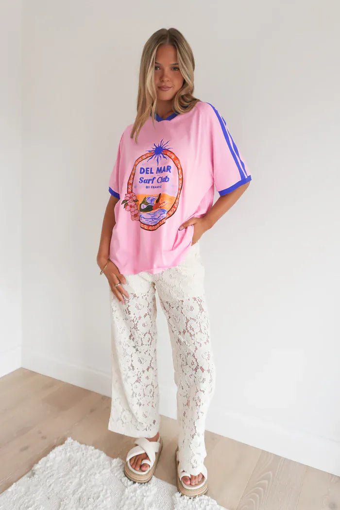Buy By Frankie - Del Mar Tee Pink by By Frankie - at Hamish + Grace