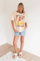 Buy By Frankie - Kailani Tee Beige by By Frankie - at Hamish + Grace