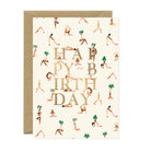 Buy Carte Blanche - Greeting Card - Happy Birthday Yoga – Gold Foil by Carte Blanche - at Hamish + Grace