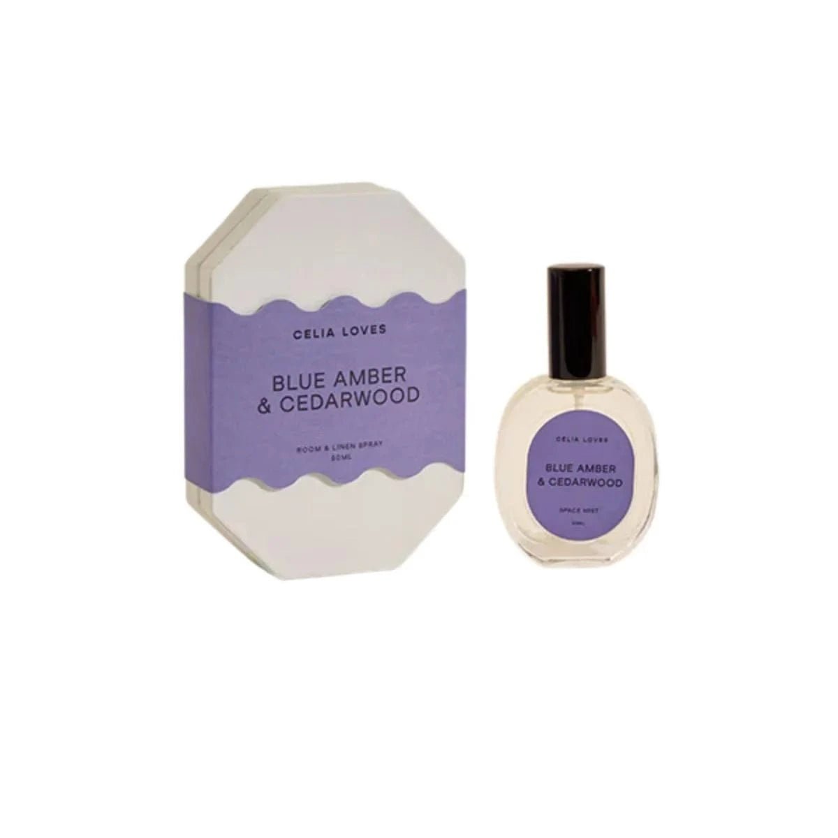 Buy Celia loves - Blue Amber & Cedarwood - Room Spray 50ml by Celia Loves - at Hamish + Grace