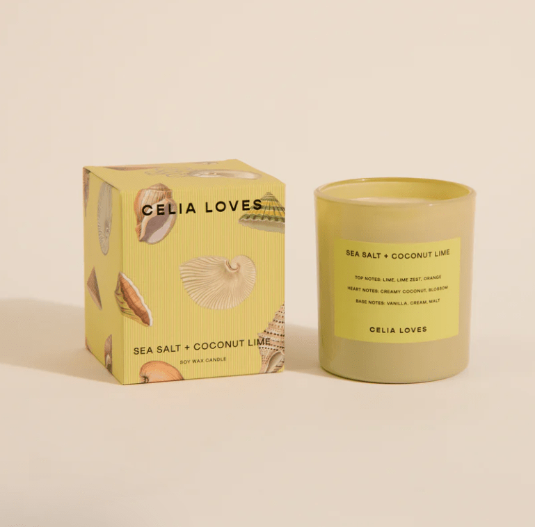 Celia Loves Homeware Celia Loves - Sea Salt & Coconut Lime 395gms