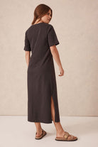 Buy Ceres - Allora Tie Midi Tee Dress by Ceres Life - at Hamish + Grace