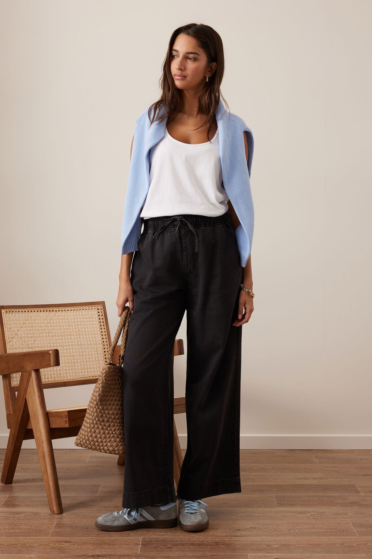 Buy Ceres Life - Andie Wide Leg Drawstring Pant by Ceres Life - at Hamish + Grace