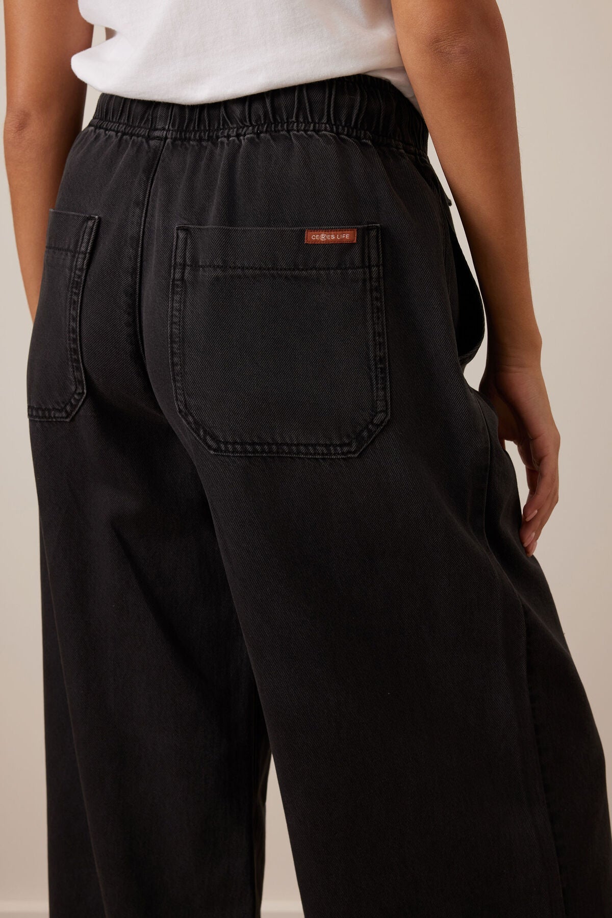Buy Ceres Life - Andie Wide Leg Drawstring Pant by Ceres Life - at Hamish + Grace