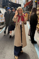 Buy Ceres Life - Ash Coat - Sand Choc Collar by Ceres Life - at Hamish + Grace