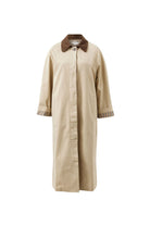 Buy Ceres Life - Ash Coat - Sand Choc Collar by Ceres Life - at Hamish + Grace
