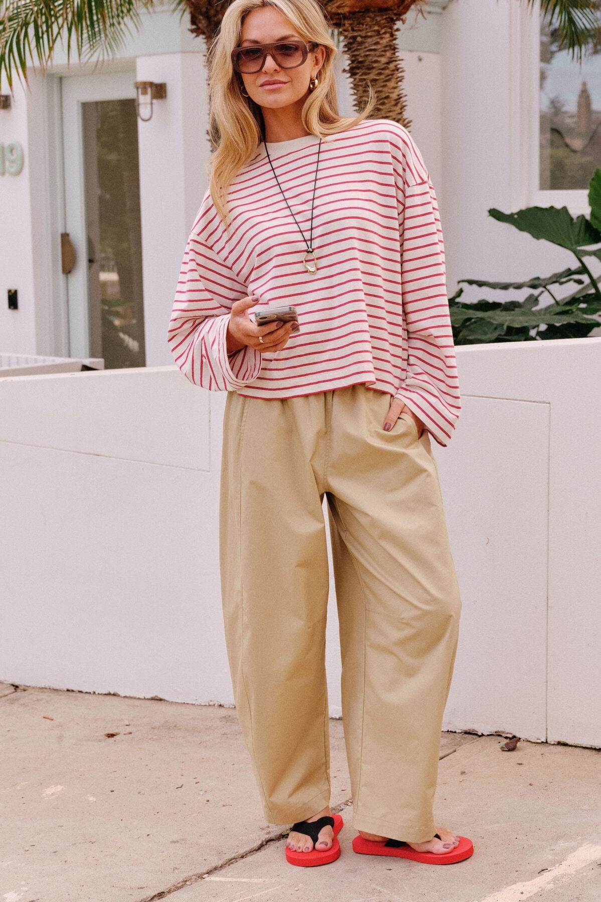 Buy Ceres Life - Bella Barrel Pant - burnt butter by Ceres Life - at Hamish + Grace